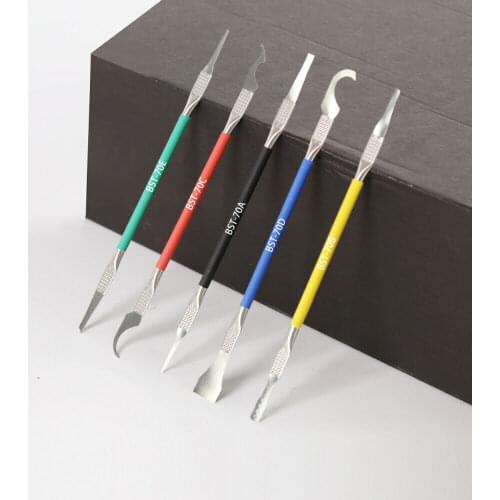 BST 70 Hot Sale High Quality Mobile Phone Motherboard BGA Chip Remove Tool Pry Knife IC Chip CPU Remover Glue Cleaner