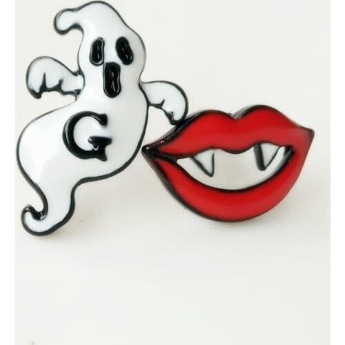 IVYYE Ghost vampire Fashion Anime Cartoon Earring Cute Animal Stud Earrings For Women Girls Kids Jewelry XMAS New Gifts