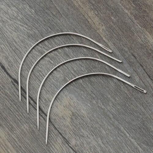 ZOTOONE 25PCS/Pack C-Shape Curved Steel Needles Thread for Hand Sewing Shoes Blanket Sofa Pillow Handmade Diy Accessories Tools