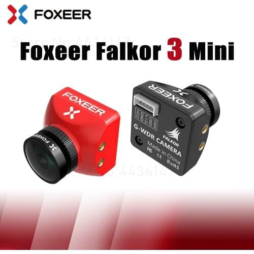 Foxeer Falkor V3 Mini/Full Size Camera 1200TVL 16:9/4:3 1.8/2.1mm PAL/NTSC Switchable With Bracket FPV Camera Support Fixer Win