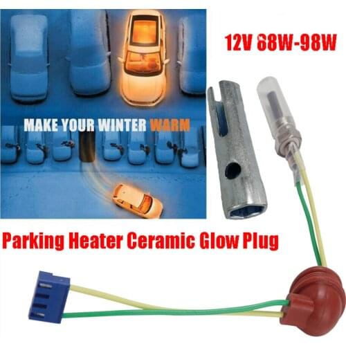 12V 88W-98W Parking Heater Ceramic Glow Plug For Auto Car Boat Truck For Auto Diesel Parking Heater Parts Ceramic Pin Glow Plug