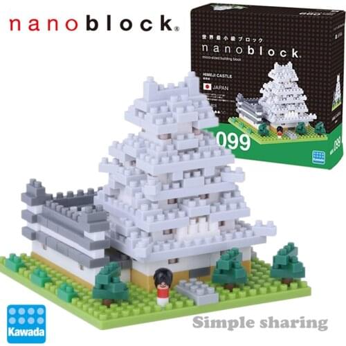 Kawada Nanoblock Himeji Castle Showplace In Japan NBH-099 330pcs Diamond Building Blocks Creative Mini Bricks Toy For Children