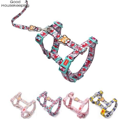 Dog Harness and Leash Set for Small Medium Dogs Luxury Pet Dog Leash and Harness Set Collar Rope Leash Pug Chihuahua Pet Product