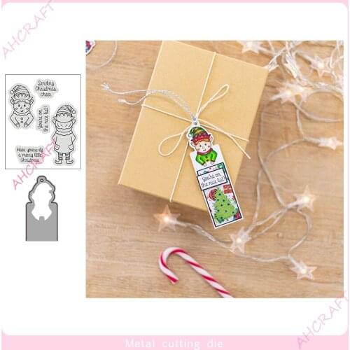 Doll Stamp and Metal Cutting Dies for DIY Scrapbooking Photo Album Decorative Embossing Paper Card Crafts Die 2021