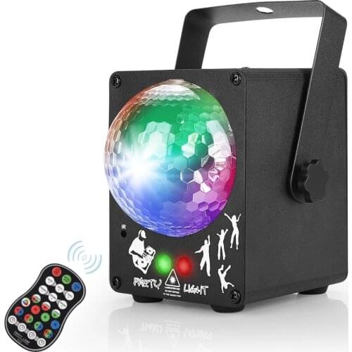 LED 60 Patterns Stage Light USB Mini RGB Disco DJ Projector For Wedding Birthday Party Home Magic Ball Bluetooth Laser Lamps