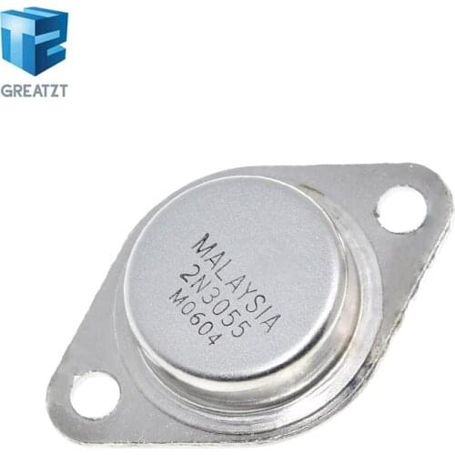 GREATZT 5PCS Transistor 2N3055 TO-3 15A 60V NPN AF Amp Audio Power new and original IC