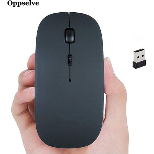 USB Wireless Mouse Optical Mice Computer Mouse With USB Receiver 2.4Ghz Cordless Mouse For PC Laptop Desktop Rechargeable Mouse