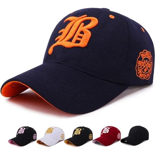 Spring and Autumn Outdoor Leisure hats for Men Baseball Cap pink Korean Style Fashion Brand Embroidered Letters Women Sun Hat