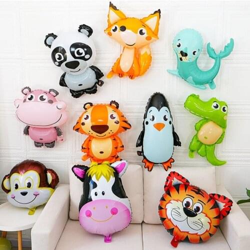 4D Cartoon Animal Foil Balloon Birthday Party Decoration Children Toy Air Ball Baby Shower