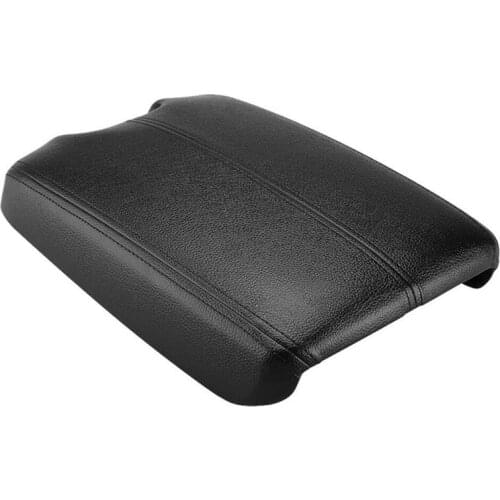 Leather Car Armrest Center Console Lid Cover Protector For Honda Accord 2008~2012 Center Console Cover Black Car Accessories