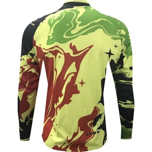 Winter Long Sleeve Quick Dry MTB Jersey Motocross DH Wear BMX Cycling Mountain Bike Clothing Downhill T Shirt