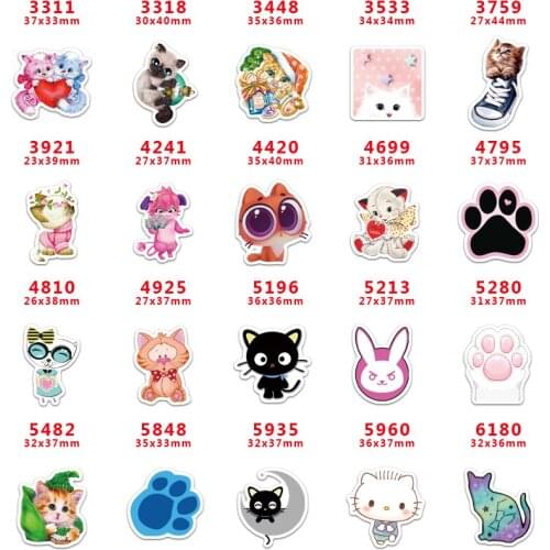 10 Pcs Cartoon Planar Resin Cabochons PR3311