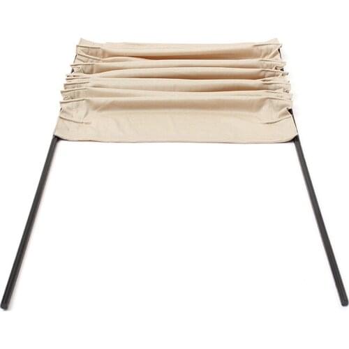 2Pcs Car Curtains 50*39cm Accessories Beige Front /rear Window Set Anti-UV