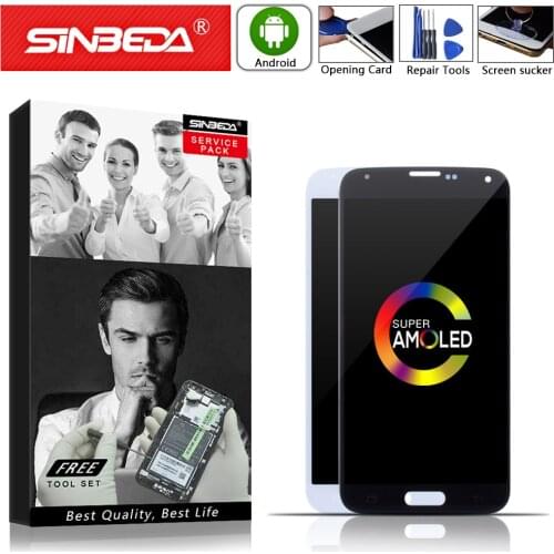 5.1"Super AMOLED For SAMSUNG Galaxy S5 i9600 G900F G900H G900M G9001 G900R LCD Display Touch Screen For SAMSUNG S5 Display