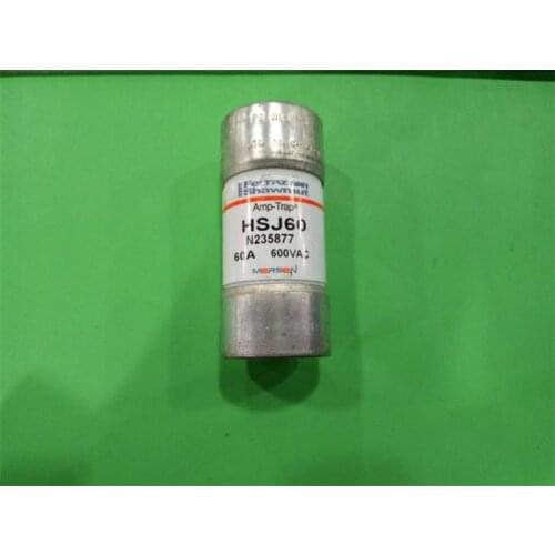 Free shipping 5pcs HSJ 60 Class J Fuse delay fuse safety tube 27X60 French Roland genuine 60A