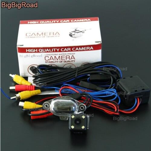 BigBigRoad Car Rear View Reversing Backup Camera with Filter For nissan nv200 Evalia paladin Terrano / Mitsubishi Delica