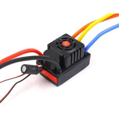 FATJAY FVT 2-6S LiPo Battery 120A Waterproof sensored sensorless Brushless Car ESC For 1/8 1/10 RC Car Model
