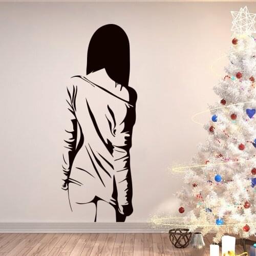 Used For Living Room Bedroom Decoration, Great Sexy Girl Wall Stickers, Wall Stickers For Bedroom Decoration Accessories