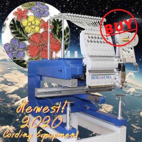 China 10 years service! Automatic color change high quality single head embroidery machine barudan happy type 2 head machine