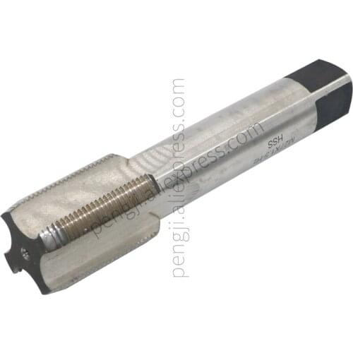 Machine Tap M27 x 1.5 mm Pitch Thread Pitch 4 Flutes, High Speed Steel Thread Forming Pointed Tap, HSS Metric Screw Plug Tap