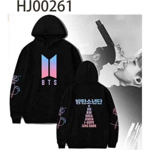 Custom mens Sweatshirt kpop Pullover womens Sweatshirt autumn winter coat Hoodie Y2K Korean Star Band love yourself JK Hoodie