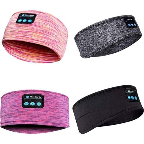 Music Headband Bluetooth Sleep Eye Mask Headset Running Headscarf Headband Yoga Fitness Running Earphone Sleep Headset Headscarf