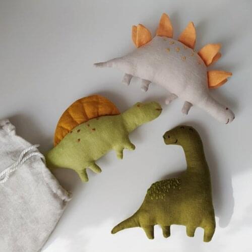 6-11inch Stuffed Toy Mini Dinosaur Soft Plush Toy Home Decors Emotion Appease for Baby Girls Office Ornament Car Decor