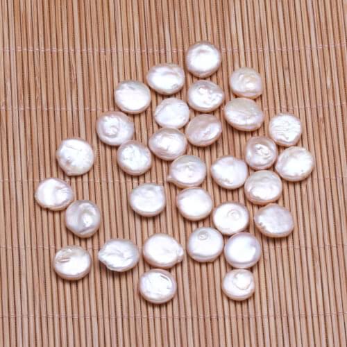 New 1PC Natural Freshwater Pearl Beads Round Shape Loose Beads for DIY Elegant Necklace Bracelet Jewelry Accessories Size11-12mm