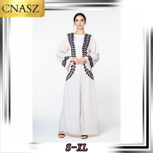 2020 New Muslim Abaya Printing jalabiya night abaya in dubai vintage fashion Middle East clothing cardigan Islamic Turkey Kimono