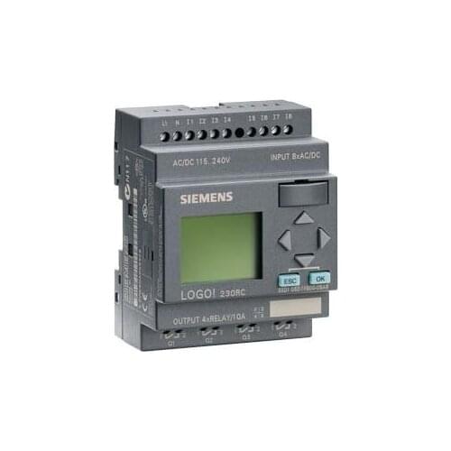 NEW or Used Original 6ED1052-1FB00-0BA6 0BA5 0BA4 0BA3 0BA2 0BA1 Simatic LOGO! 230RC, 8DI/4DO 115V/230V/RELAY PLC