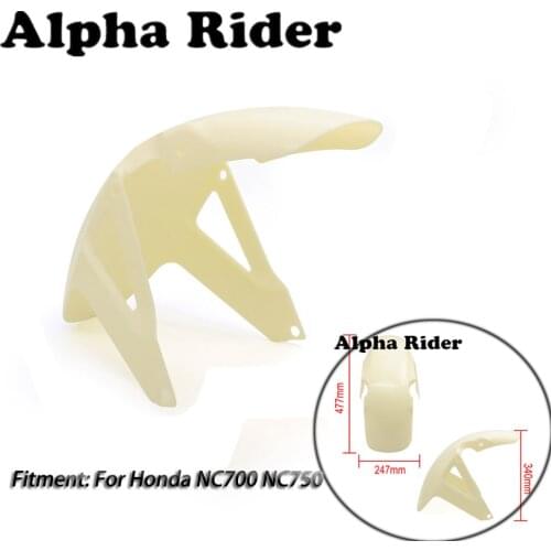 Motorcycle Front Fender Mudguard Injection Molding Shell Guard Unpainted Cover ABS Fairing For Honda NC700 NC700S NC700X NC750
