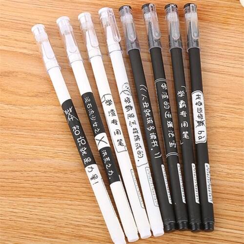 Character Gel Pen Student Stationery Cute Pens Creative Cute Kawaii Pen New Black Ink Writing Gel Pens Kawaii School Supplies