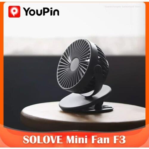 Solove Mini Fan F3 Portable Handheld 360° Electric Rechargeable Air Cooler Cooling Fan Conditioner For Home Office Xiaomi Fan