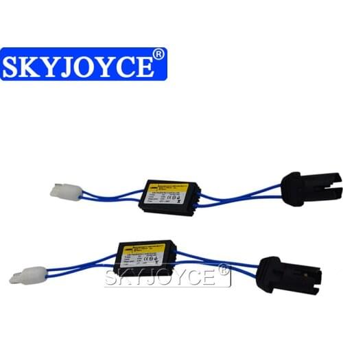 SKYJOYCE 1 Pair 12V T10 LED Warning Canceller Decoder Hard Case T10 W5W 501 192 168 NO Error Canbus Car LED OCB Load Resistor