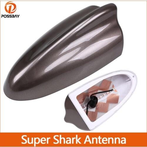 Super Car Shark Fin Antenna Radio FM Signal Aerials Amplifier Auto Accessories for BMW/KIA/Mini Cooper/Suzuki Swift/Seat Ibiza