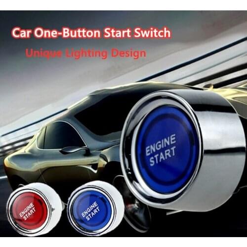 Universal Car Auto Red Illuminated Push Button Touch Switch Engine Start Switch Race Starter