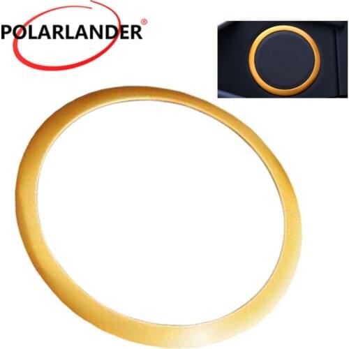 Interior Loud speaker Cover car Door Audio Stereo Speaker Ring Trim For BMW 3 Series F30 F34 320i 316 Sedan 2012-2015 4Pcs