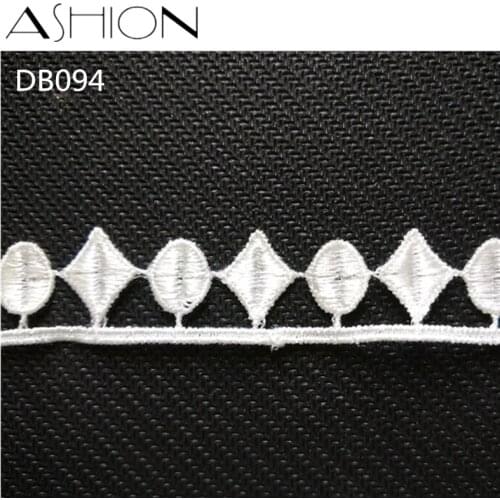 10 yards 2CM white Embroidered Lace Fabric DIY skirt hem Dance costumes Garment Accessories lace trim Sewing Craft LP-DB094