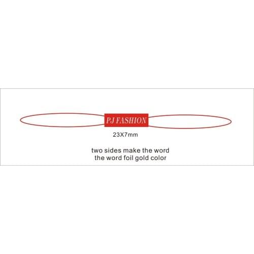 Custom 5000pcs PJ Fashion strings , foil gold color ,free shpping by DHL/UPS/ To USA