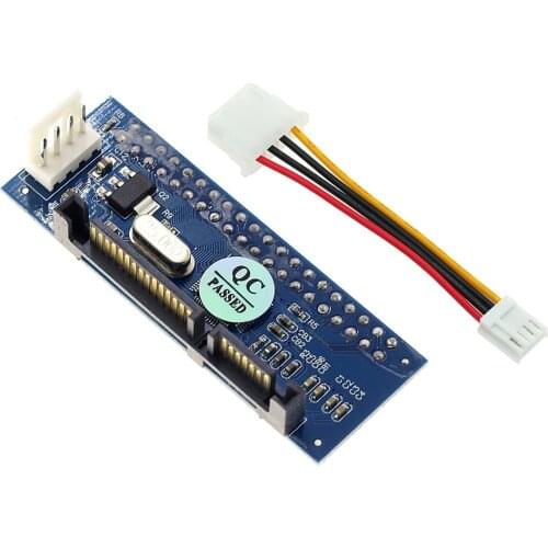 HDD Adapter 40 Pin IDE to SATA Connector 3.5 HDD IDE/PATA Hard Disk Adapter Converter With 7Pin-SATA Data Cable