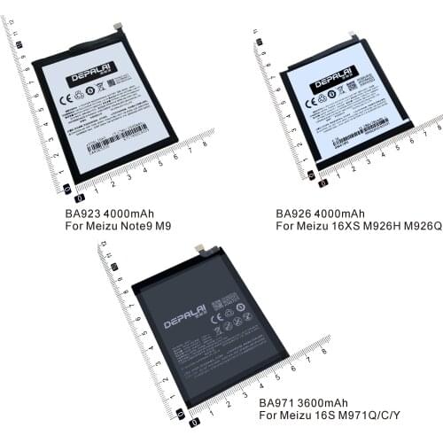 3600mAh BA971 Battery For Meizu 16s M971Q/C/Y Mobile Phone