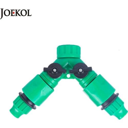 Family Garden Automatic Watering Double Interface Outlet Drip Irrigation Washing Machine Tap Connector Shunt