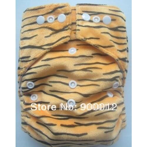 Free Shipping Baby Diapers Minkee Waterproof&breathable Urine Trousers Cloth Minky Baby Infant Diaper 25 diapers+50 insert