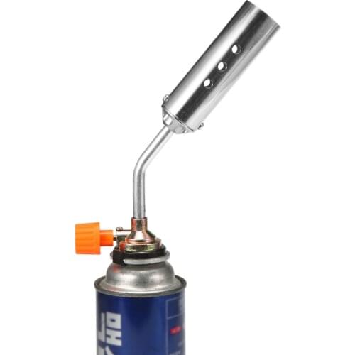 Butane Lighter Copper Flame Gun Tig Torch Portable Heating Welding Butane Gas Welding Torch Cooking Blow Torch Ignition Lighter