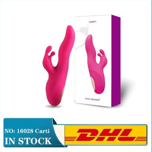 Rabbit Dildo Vibrator G Spot Clitoris Stimulate Vagina Massager Couple Masturbators femme Sexshop Sex Toys For Women 16028 Carti