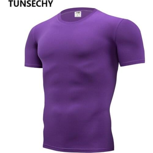 Summer mens high quality solid color T-shirt 2020 sport casual short-sleeved solid round collar T-shirt