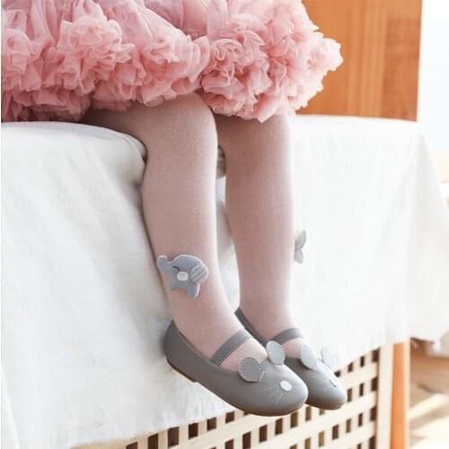 Kids Girls Cotton Pantyhose Child Toddler White Shaping Spring Fashion Cute Tights Newborn Infant Animal Pants Baby Accessories