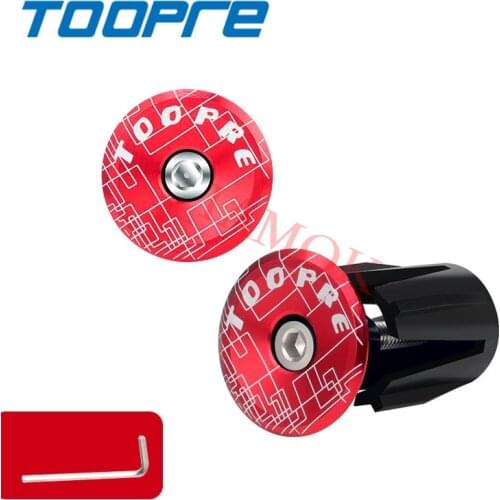 TOOPRE Bicycle Aluminium Alloy Grip Cap Iamok Mountain Bike Colour Expansion Locking Plug 20.8g