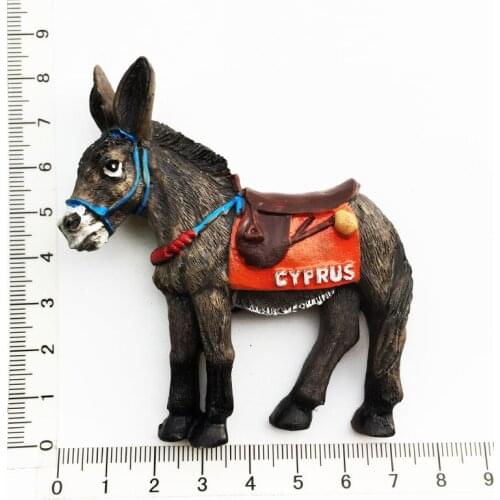 Cyprus)Fridge Magnet,Creative Travel Commemorate Crafts 3D Ornaments Magnetism Resin Material Refrigerator Stickers