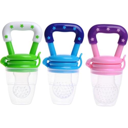 Fresh Food Nibbler Baby Pacifiers Feeder Kids Fruit Feeder Nipples Feeding Safe Baby Supplies Nipple Teat Pacifier Bottles